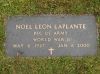 Private First Class Noel Leon LaPlante military marker