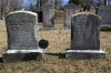 Capt. Simon & Hannah Worth (Kelly) Merrill gravestones