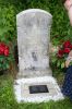 Henry Merritt gravestone with military marker