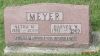 Harvey W. & Netha M. (Noyes) Meyer gravestone