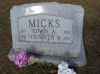 Edwin Adolph & Elizabeth Marion (Noyes) (Noyes) Micks gravestone