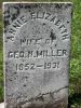 Annie Elizabeth (Kelly) Miller gravestone