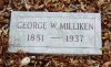 George W. Milliken gravestone