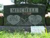 John R. & Barbara A. (Sims) Mitchell gravestone