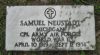 Corporal Samuel Neustadt military marker
