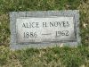Alice Helena (Reilly) Noyes gravestone