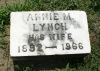 Annie M. (Lynch) Noyes gravestone