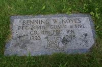 Benning White Noyes military marker