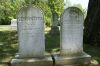 David S. & Martha Jane (Fisk) Noyes gravestones