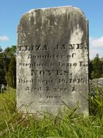 Eliza Jane Noyes gravestone