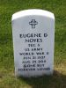 Technician Fifth Grade Eugene D. Noyes military marker