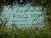 Eunice (Webster) Noyes gravestone