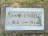 Fannie L. (Sunderland) Noyes gravestone