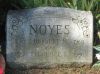 Herbert S. & Florence L. (Wightman) Noyes gravestone (close)