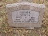 Hiram K. Noyes gravestone