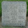 Jesse M. Noyes gravestone