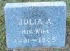 Julia A. (Horr) Noyes gravestone
