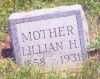 Lillian Huntley (Work) Noyes gravestone