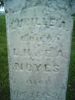 Lucille A. Noyes (closeup) gravestone