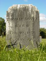 Thomas Noyes gravestone