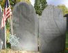 Timothy and son Philip Noyes gravestones