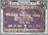 William Wallace Noyes military marker