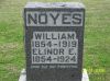 William & Elinor E. (Smith) Noyes gravestone