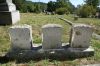 Mother (Sarah B. Noyes), son Newton and infants gravestones