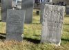 Mary Gerrish Peach and Esther (Coffin) Peach gravestones