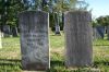 Eleazer W. & Hannah O. (Newman) Pettingell gravestones
