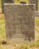 Lydia (Bartlet) Pilsbury gravestone