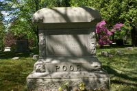 Francis A. & Isabella G. (Silloway) Poor gravestone
