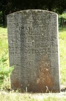 Emily Poore gravestone