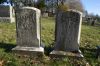 Ira N. & Louisa E. (Webster) Poore gravestones