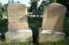 Moses H. & Abbie F. (Hale) Rolfe gravestones