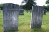 Ezekiel & Sarah (Burpee) Saunders gravestones