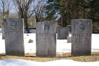 Calvin Sawyer and wives gravestones