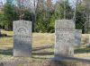 Daniel S. and brother George H. Sawyer gravestones