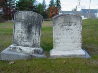 Joseph C. & Lenora W. (Cumings) Sawyer gravestones