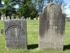 Catharine Hale (Emery) Stevens and mother Liberty (Hale) Emery gravestones