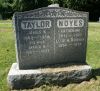 James W. & Maria H. (Welch) Taylor monument