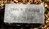 John W. Thomas gravestone