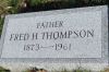 Fred H. Thompson gravestone
