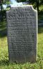 Capt. Benaiah & Anne (Bradish) Titcomb family gravestone