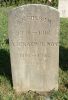 Aseneth B. (King) (Folsom) Way and son, G.F. Folsom gravestone