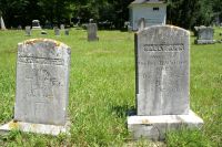 Dudley Heath & Sally Ann (Noyes) Whittier gravestones