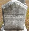 John P. Wood gravestone