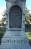 Francis Newton & Alma Elora (Moore) Worthen monument